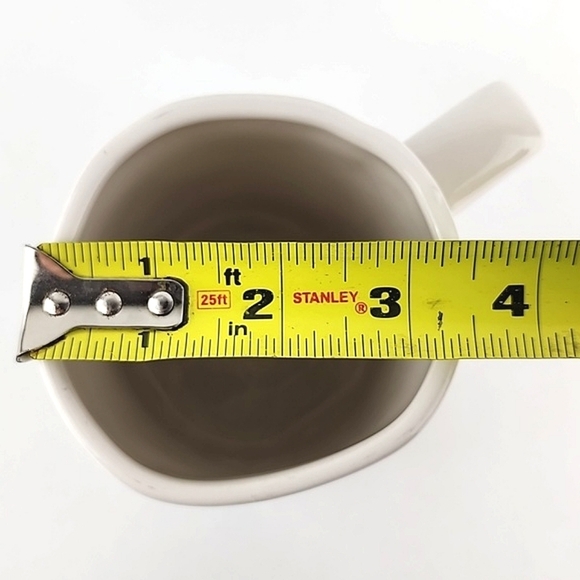 ⭐️2/ $50⭐️ Rae Dunn Artisan White Ceramic Mug Large Black  Letters BE HUMBLE - Picture 9 of 10